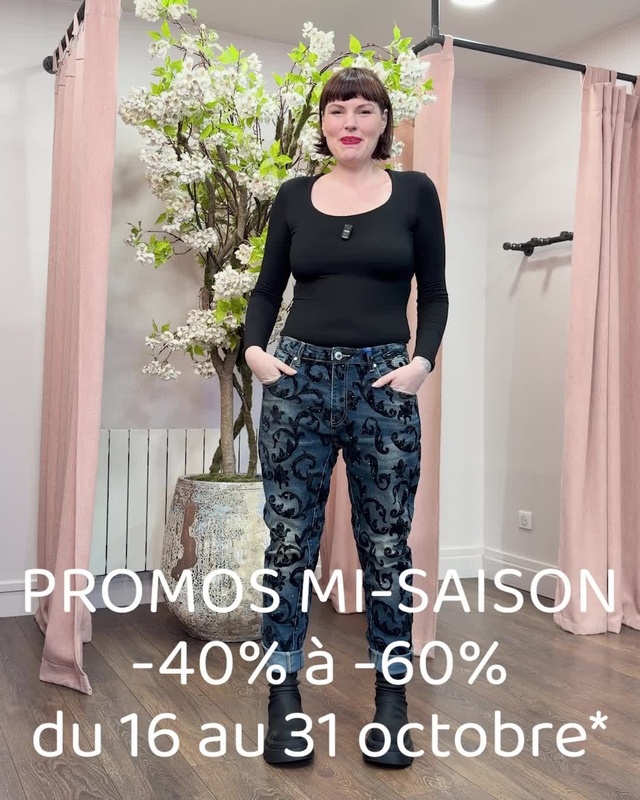 PROMOTIONS DE MI-SAISON
-40% à -60%
* sur une sélection d'articles du 16 au 31 octobre 2026
ㅤ
Le Look du jour !
ㅤ
Top - 